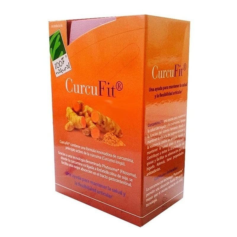 100% Natural Curcufit 30 Cápsulas-1