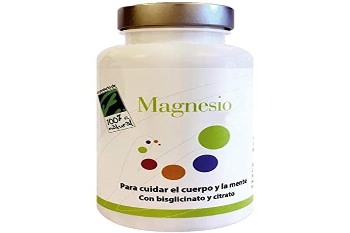 100% Natural Magnesio 180 Cápsulas-1