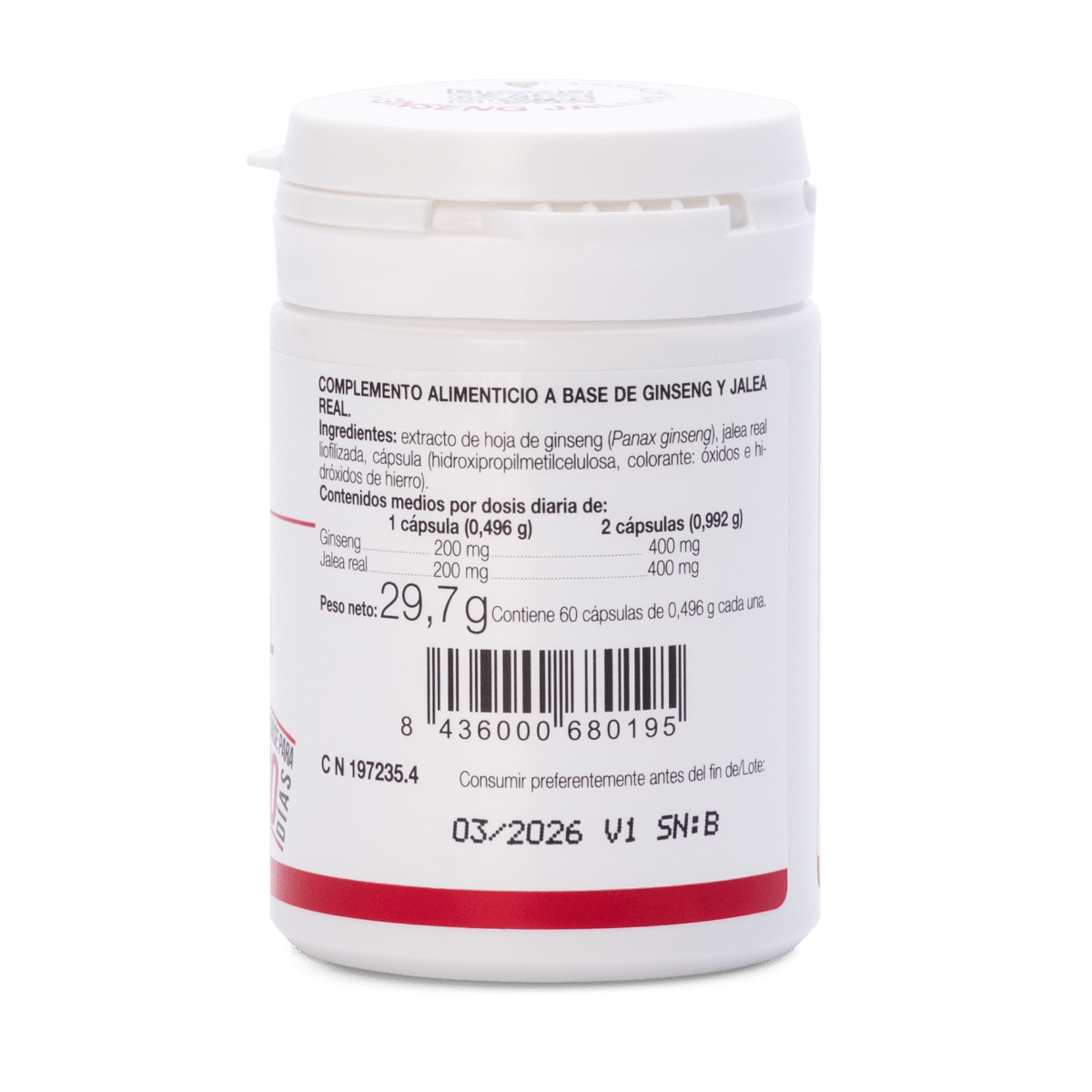 Ana María Lajusticia Ginseng Jalea Real 60 Cápsulas