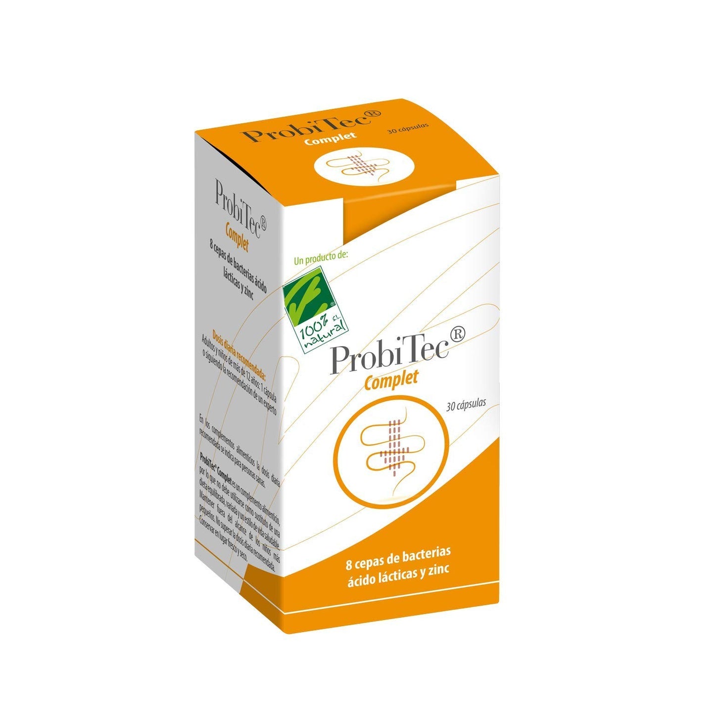 100% Natural Probitec Complet 30 Cápsulas-1