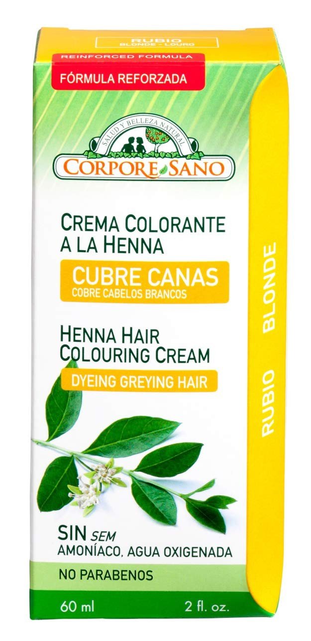 Corpore Sano Crema Colorante a la Henna Rubio 80ml-1