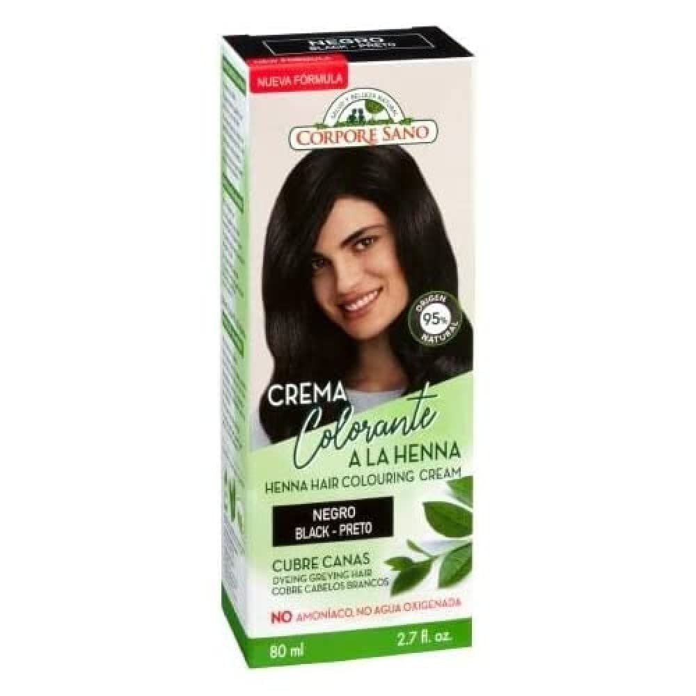 Corpore Sano Crema Colorante Cabello Negro 80ml-1