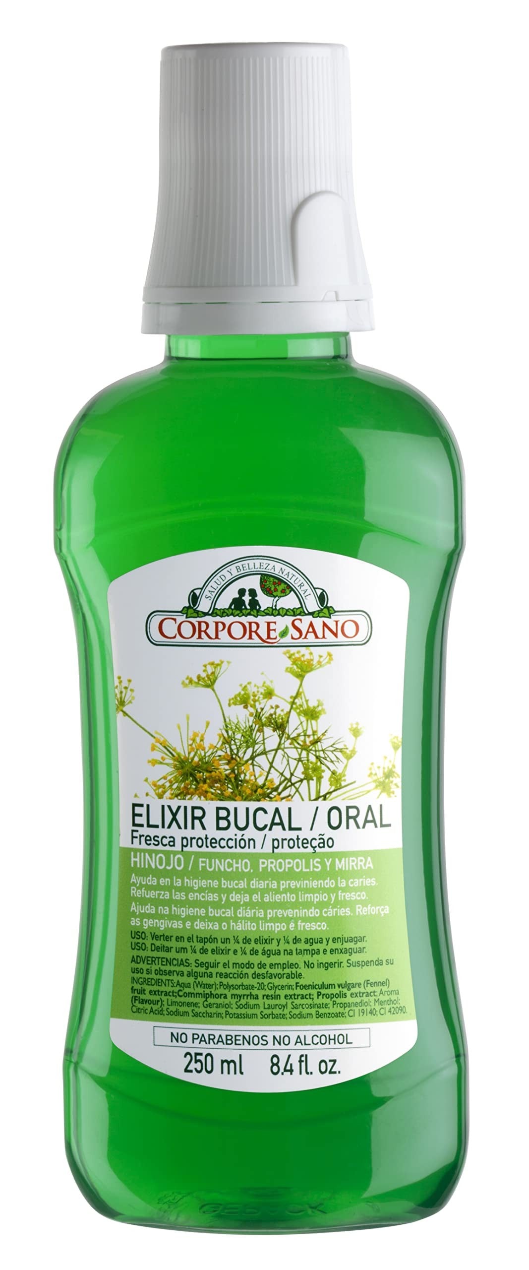 Corpore Sano Elixir Bucal Mirra, Própolis e Hinojo 250 ml-1