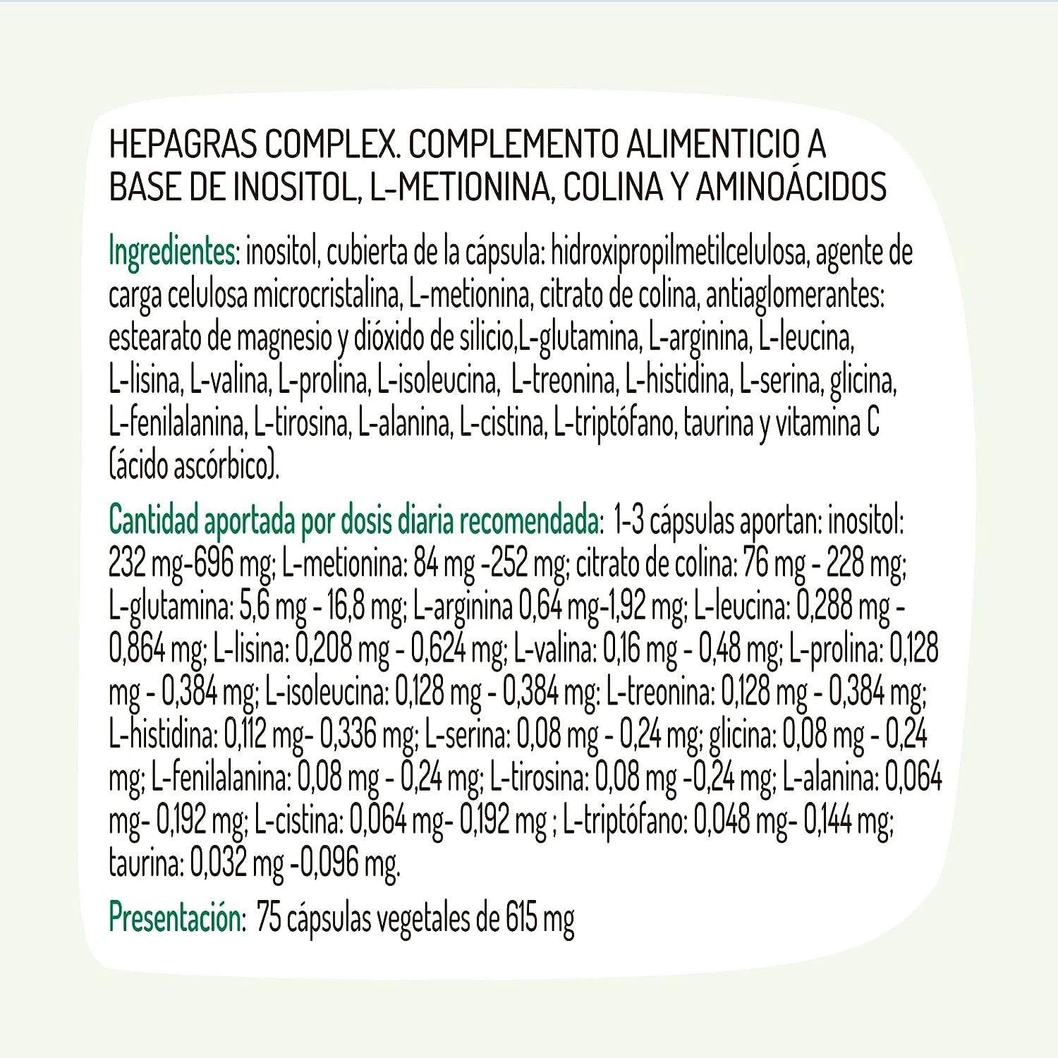 Granero Suplementos Hepagrass Complex 610 mg 75 VCápsulas-2