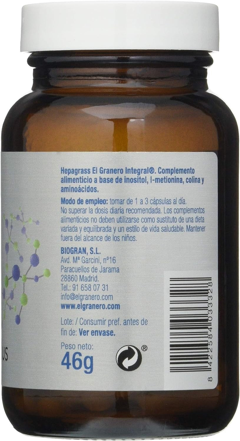 Granero Suplementos Hepagrass Complex 610 mg 75 VCápsulas-3