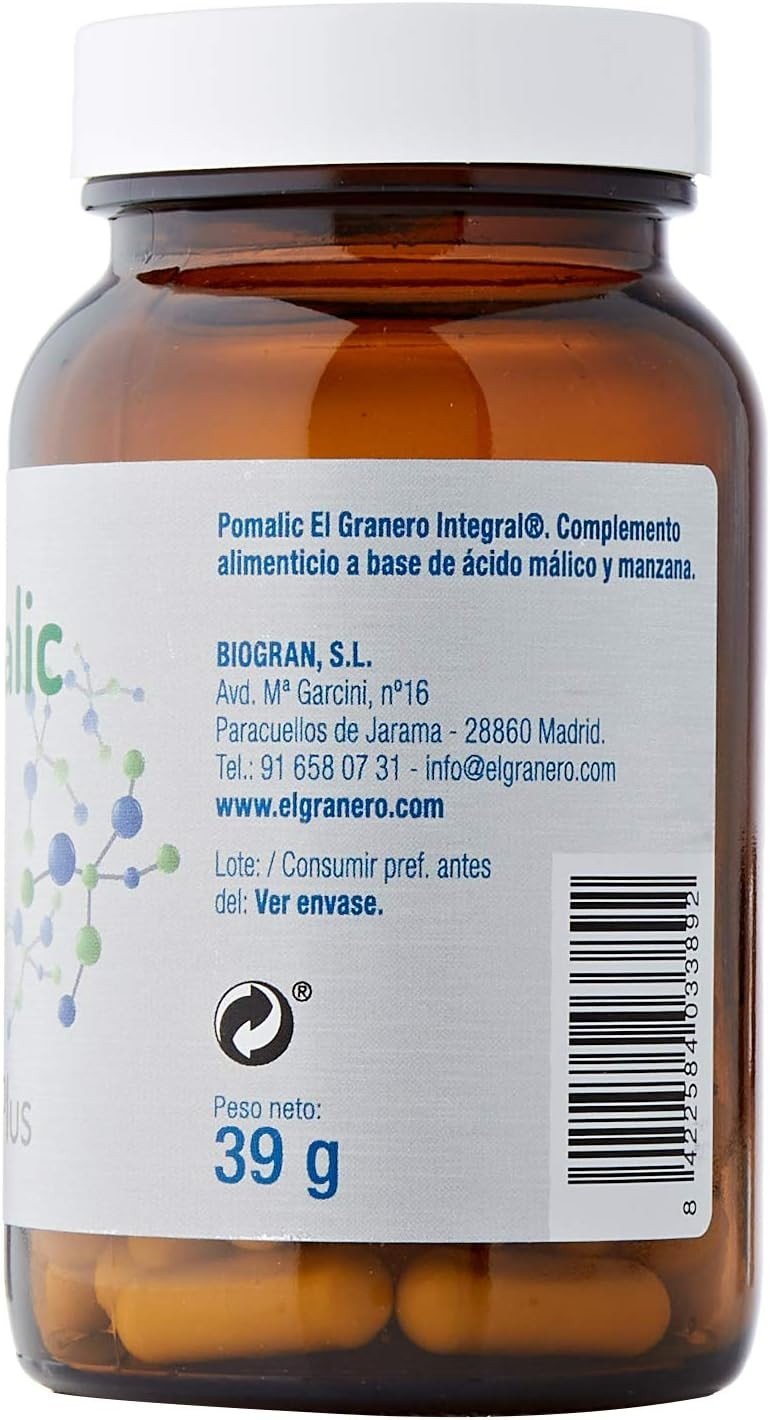 Granero Suplementos Pomalic Plus Ácido Málico 60 VCápsulas-3