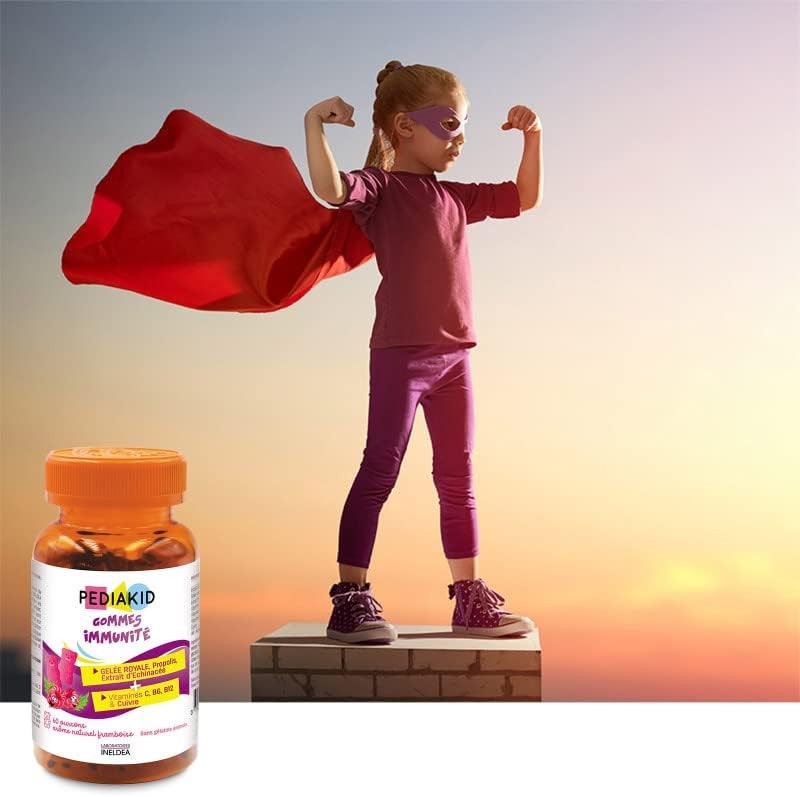 Ineldea Pediakid Ositos Inmuno Frambuesa 60 Gominolas-2