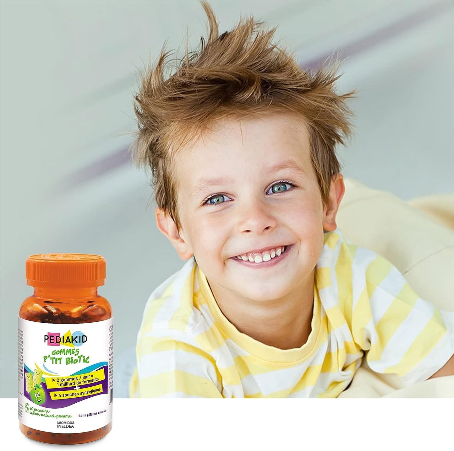 Ineldea Pediakid Ositos Probioticos Manzana 60 Gominolas-2