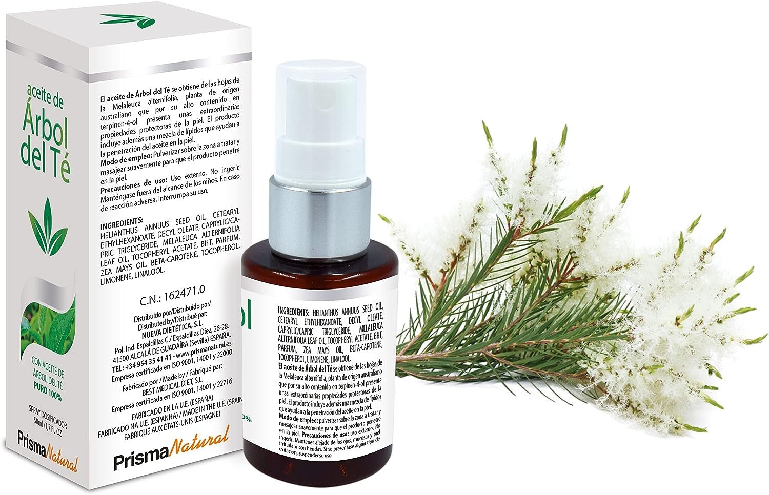 Prisma Natural Aceite Arbol De Te Spray 50 ml-2