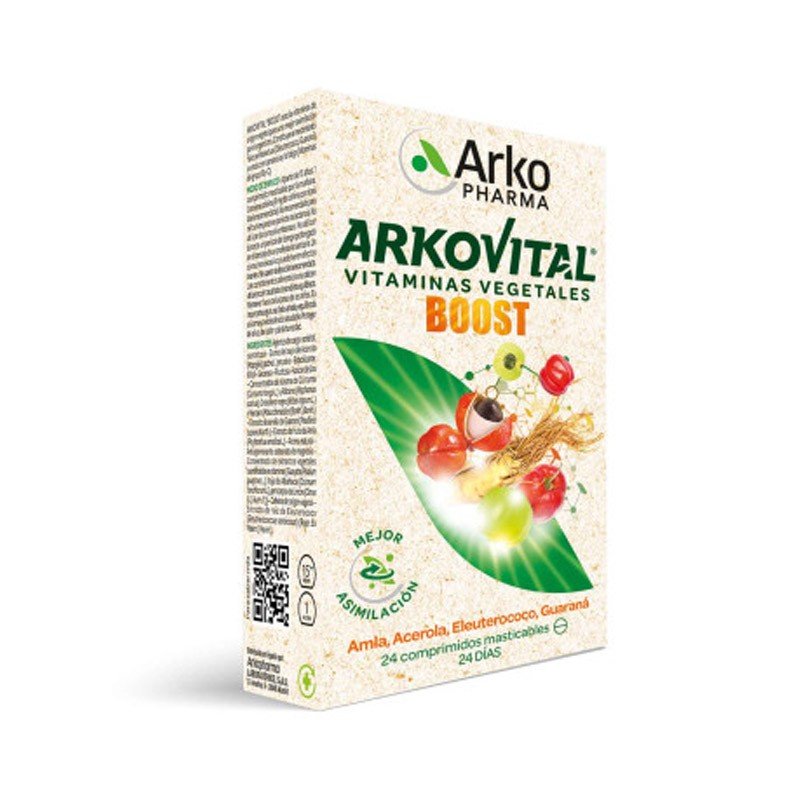 ARKOVITAL Vitaminas Vegetales Boost 24 Comprimidos-1