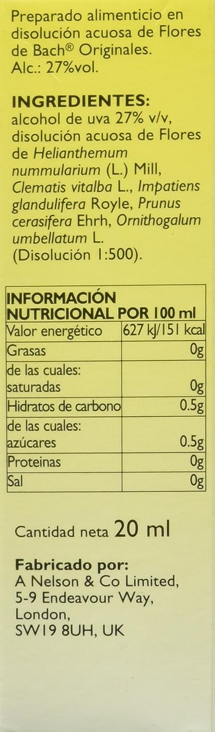 Bach Rescue Rescate Urgencia 20 ml-4