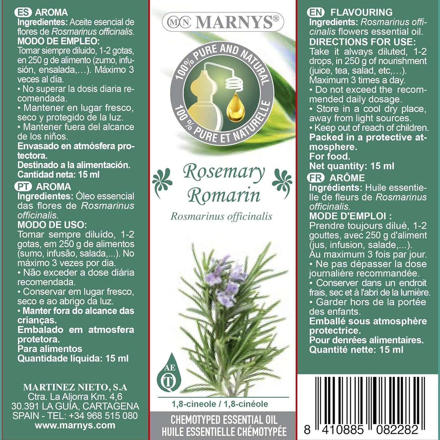 Marnys Aceite Esencial De Romero 15ml-2
