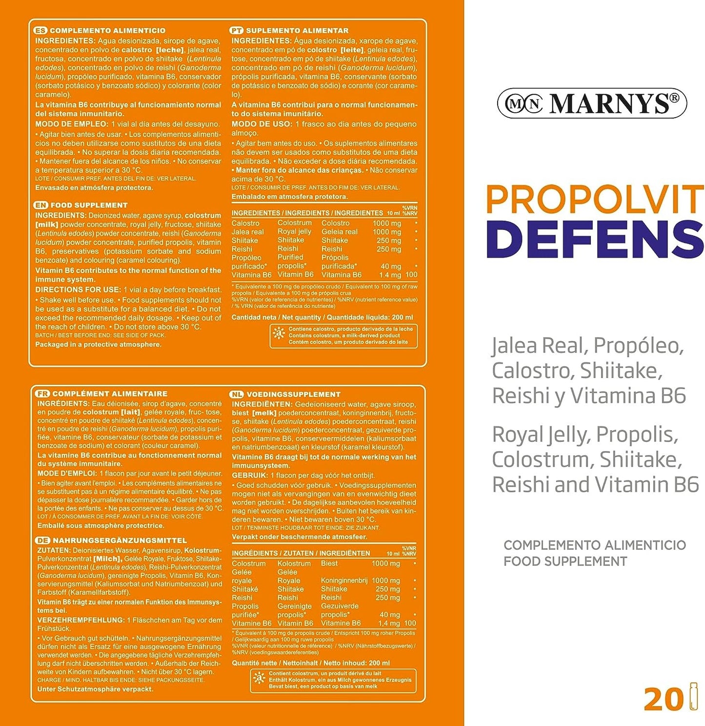 Marnys Propolvit Defens 20 Viales-4