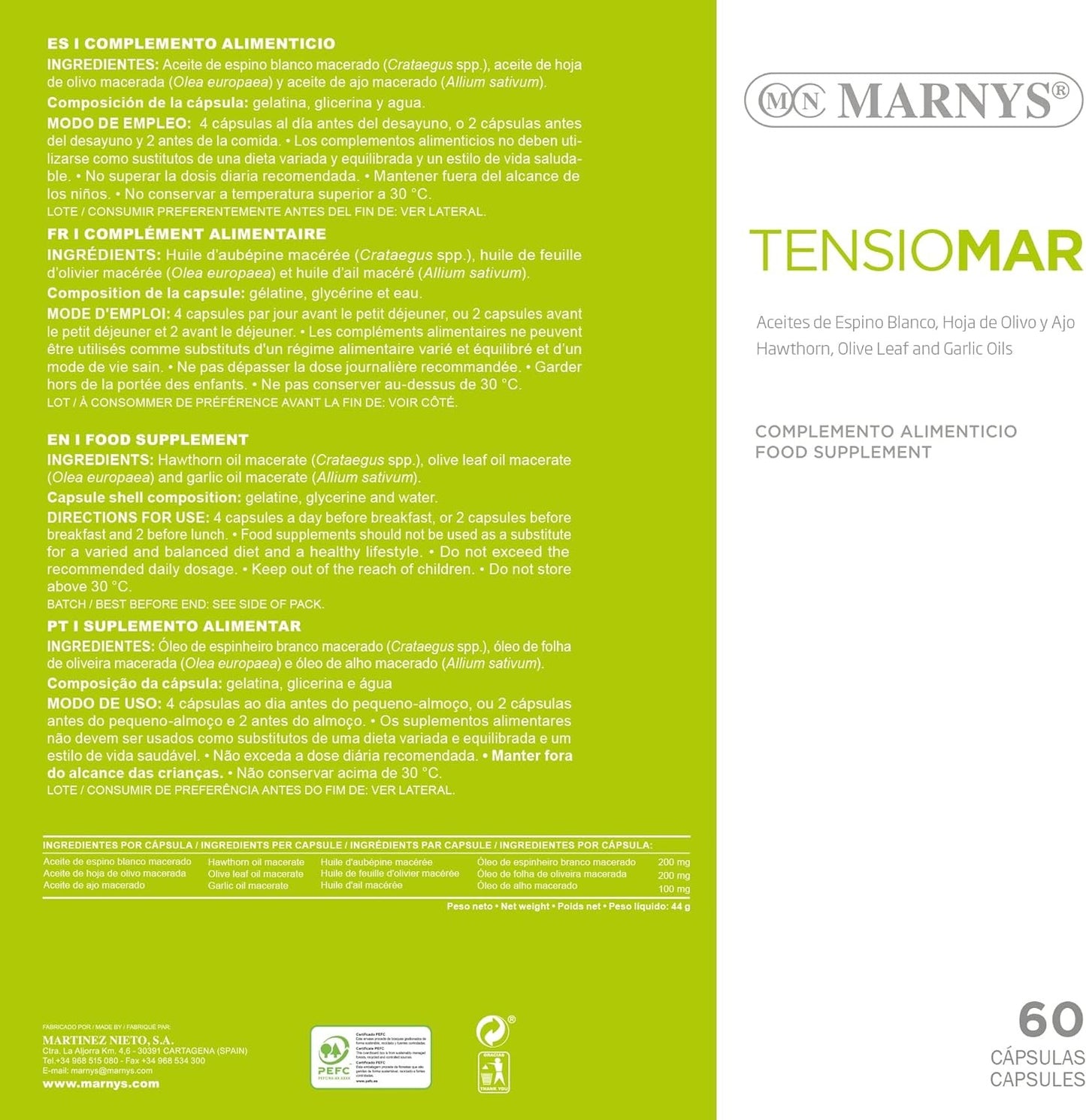 Marnys Tensiomar 60 Perlas 500mg-4