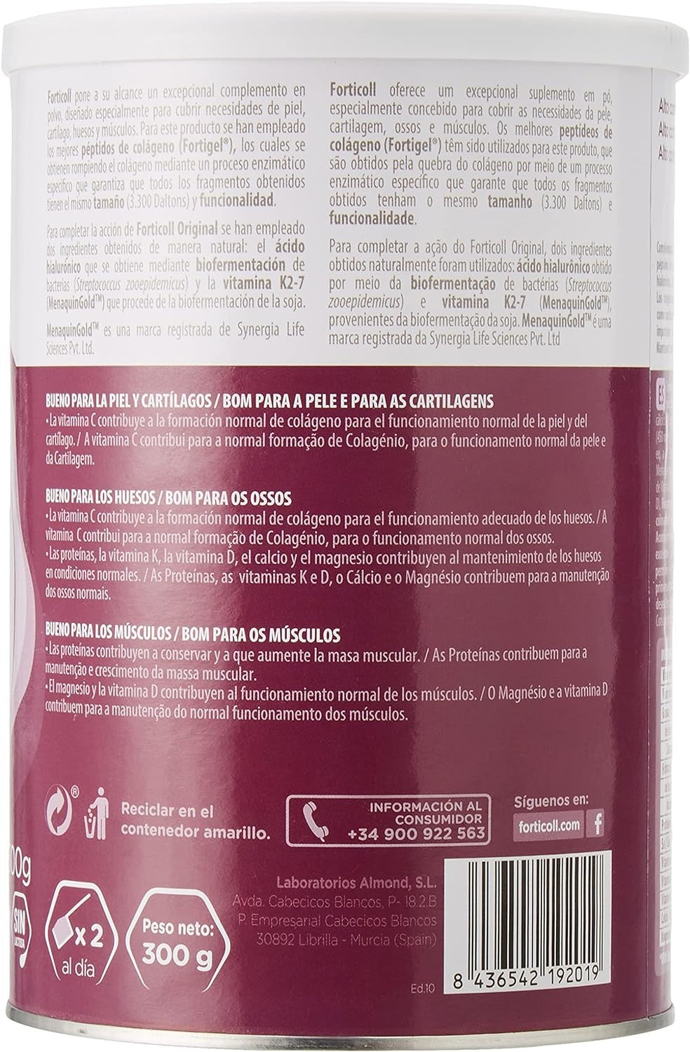 Naturgreen Forticoll Colágeno Bioactivo 300g-2