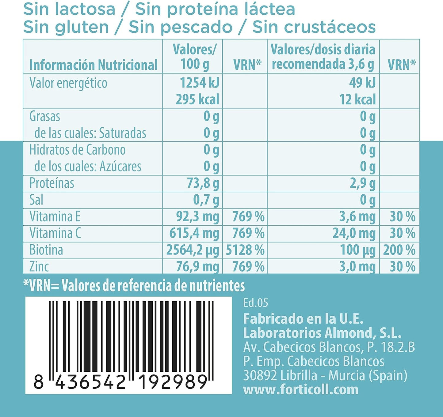 Naturgreen Forticoll Colageno Bioactivo Piel Y Cabello 120 Comprimidos-7