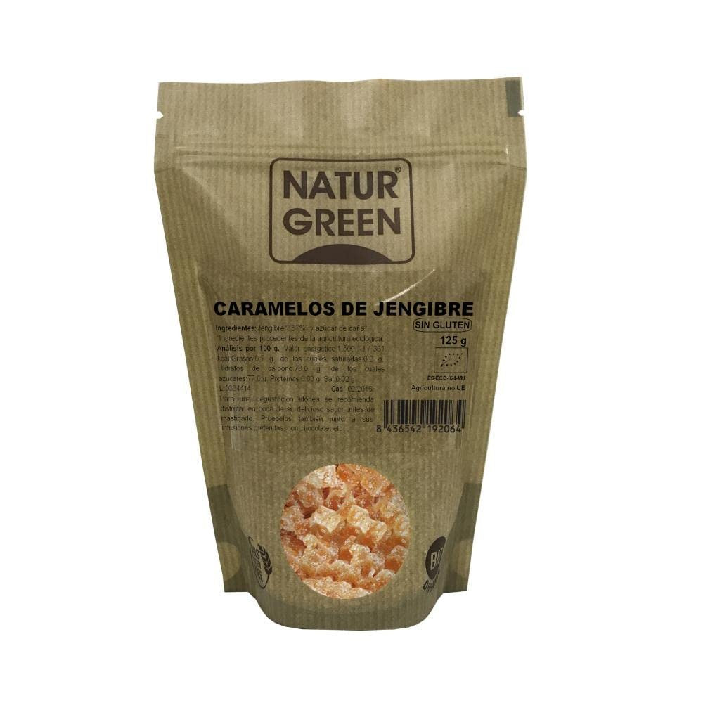 Naturgreen Caramelos Blandos De Jengibre 125g-1