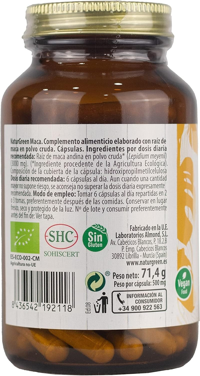 Naturgreen Vita Superlife Maca 120 Cápsulas-2