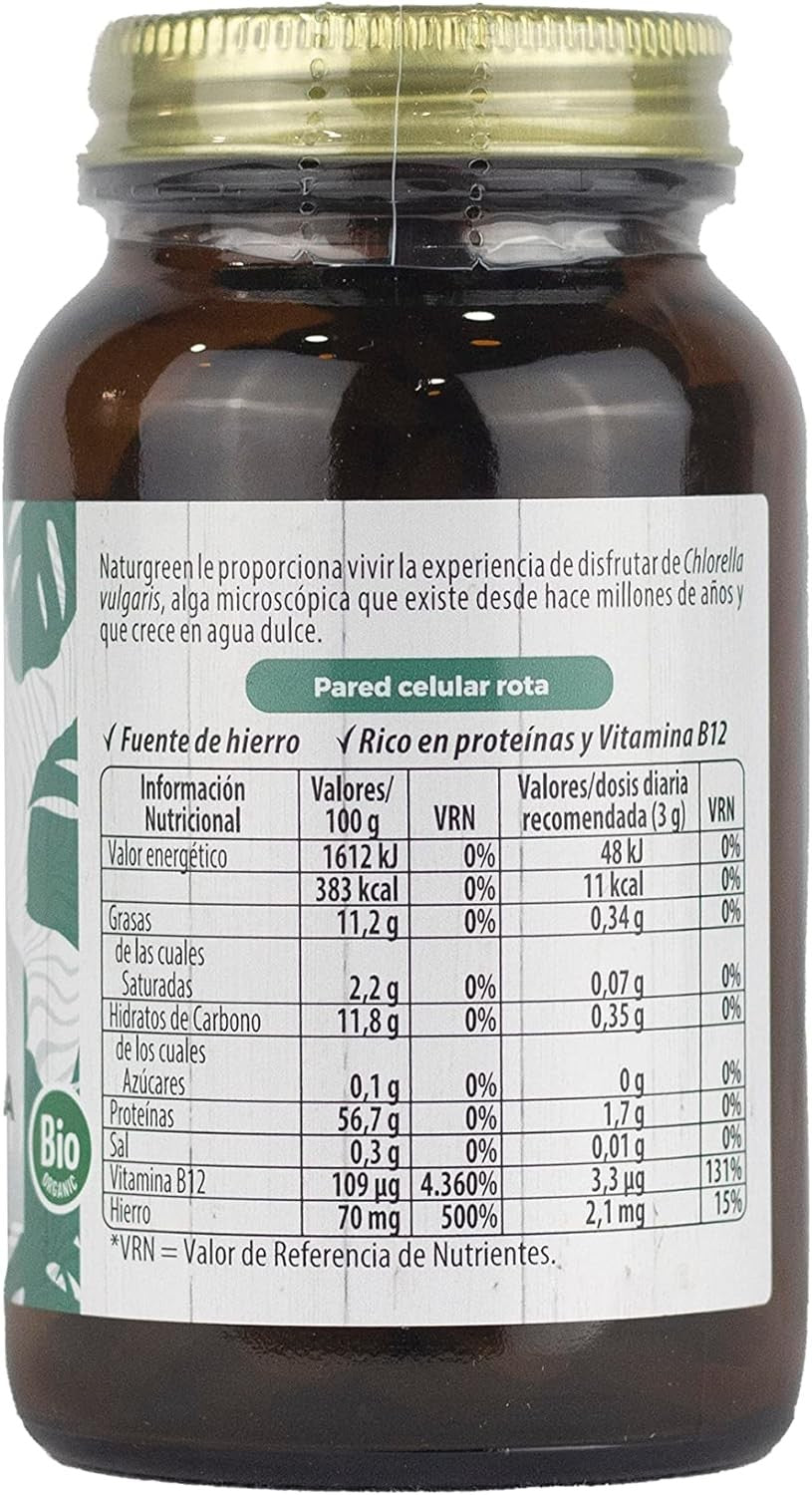 Naturgreen Vita Superlife Chlorella 180 Comprimidos-2