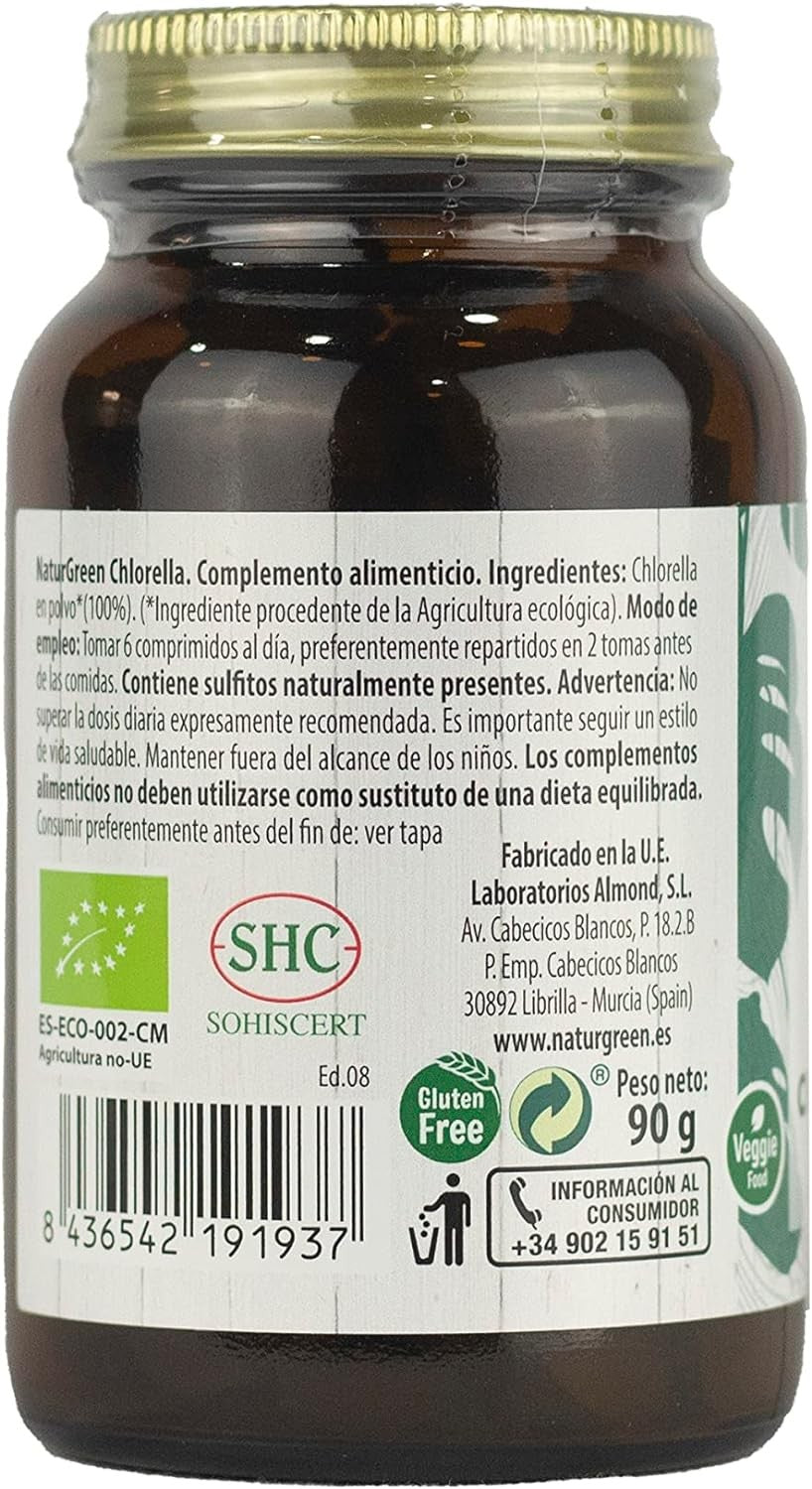 Naturgreen Vita Superlife Chlorella 180 Comprimidos-3