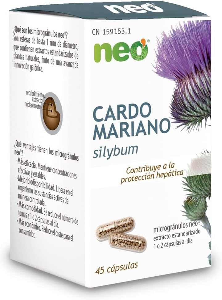 Neo Fitogranulos Cardo Mariano 45 Cápsulas-2