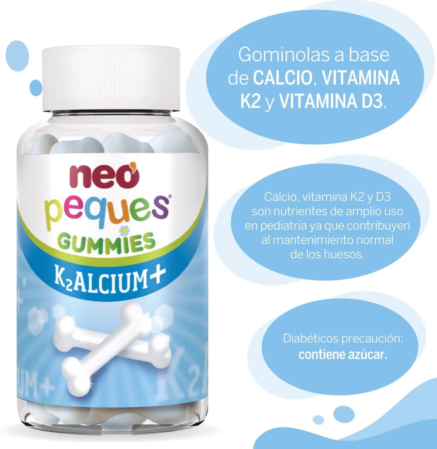 Neo Peques Caramelos Masticables Calcio Kalcium+ 30 unidades-4