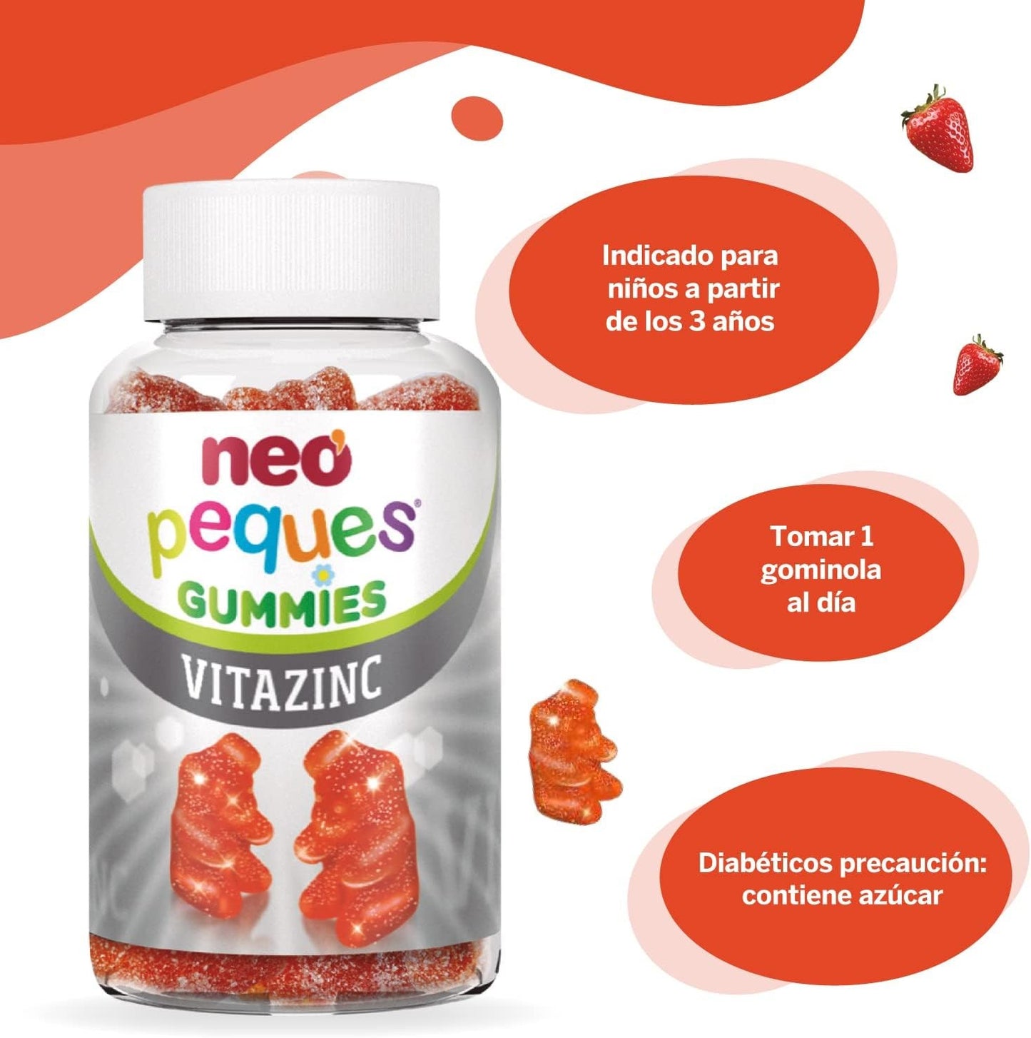 Neo Peques Vitazinc 30 Caramelos Masticables-6