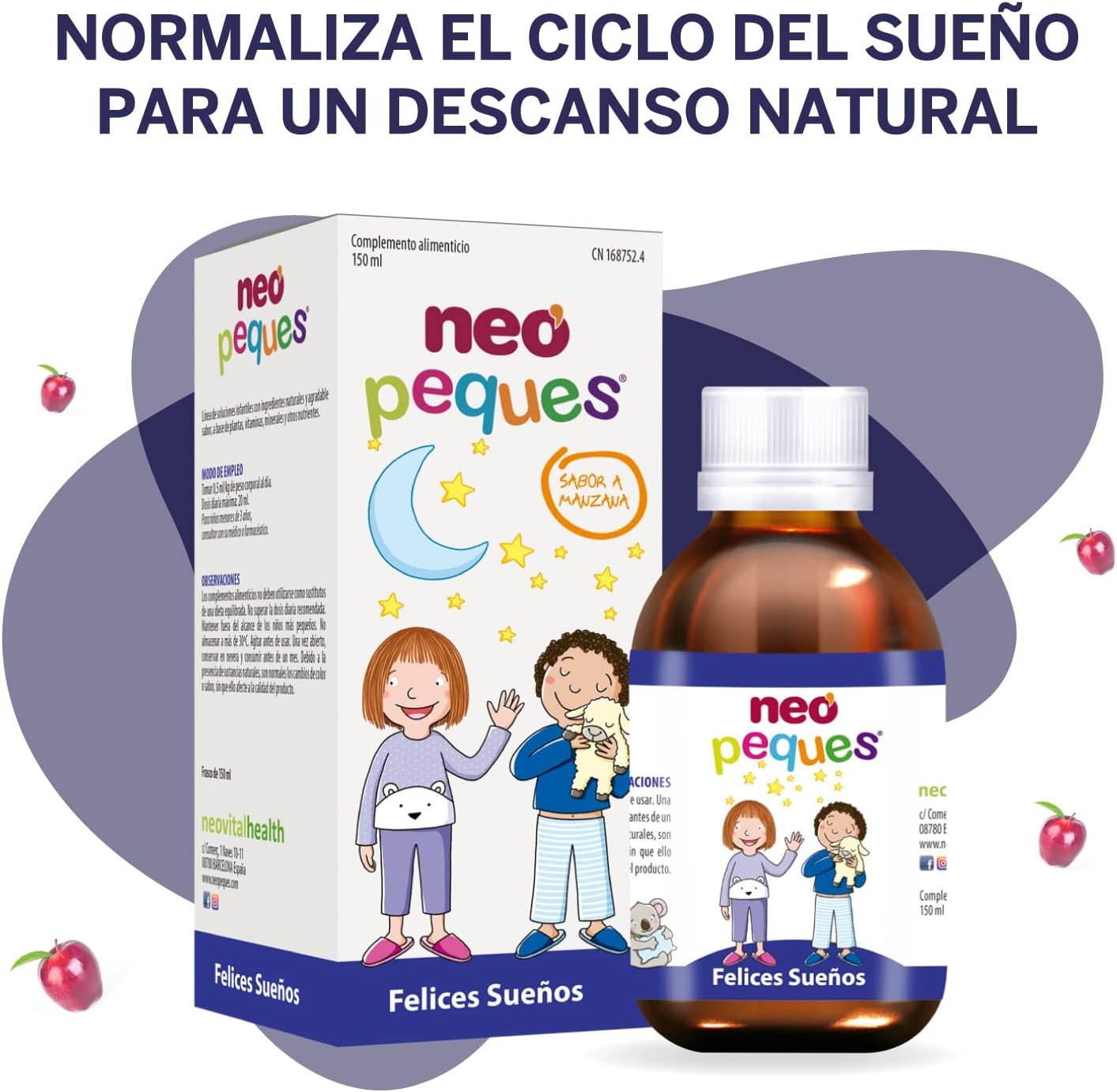 Neo Peques Felices Sueños Melocotón150 ml-3
