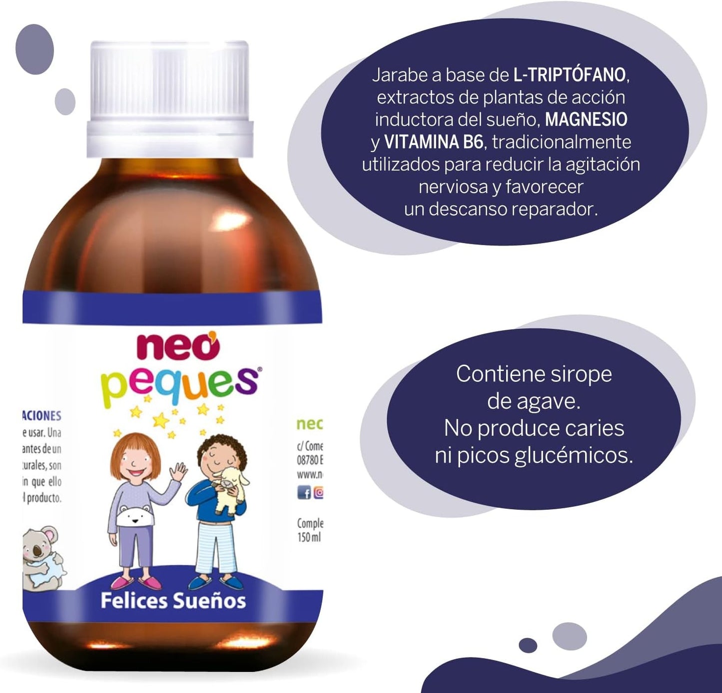 Neo Peques Felices Sueños Melocotón150 ml-4