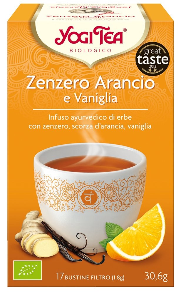 Yogi Tea Jengibre/Vainilla/Naranja 2g x 17 Bolsitas-1