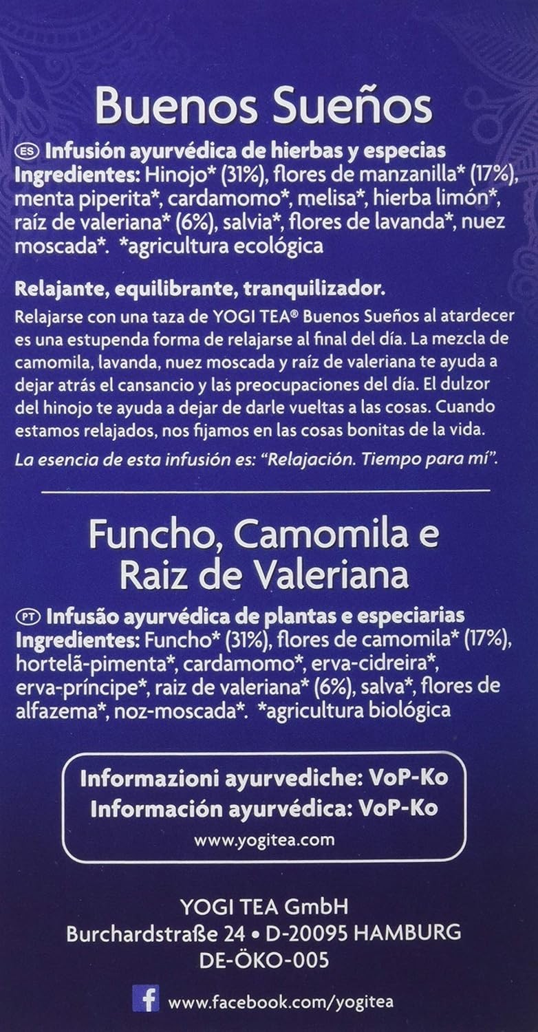 Yogi Tea Buenos Sueños 17 Bolsitas-4