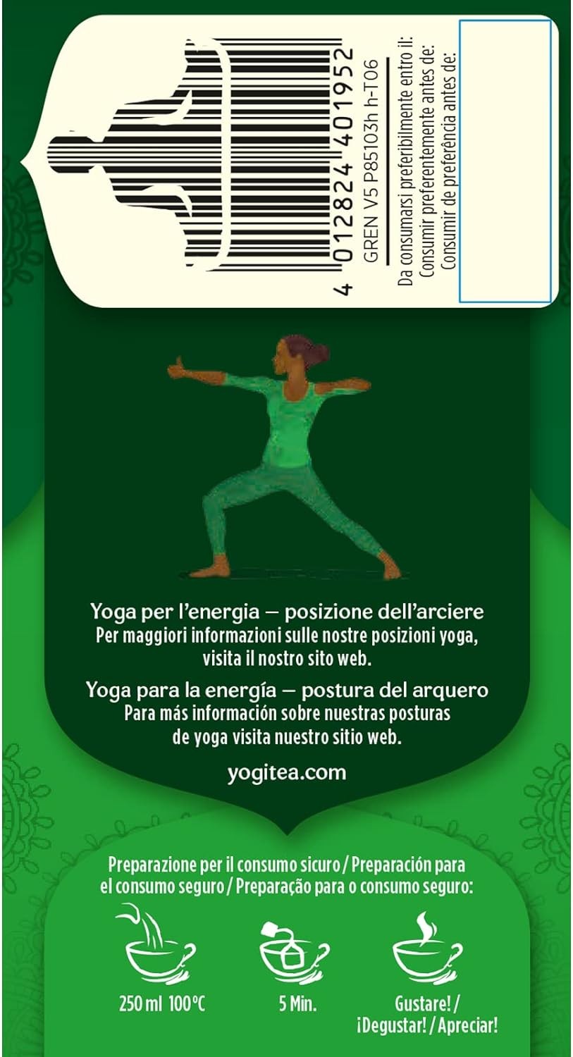Yogi Tea Energía Té Verde 17 Bolsitas-2