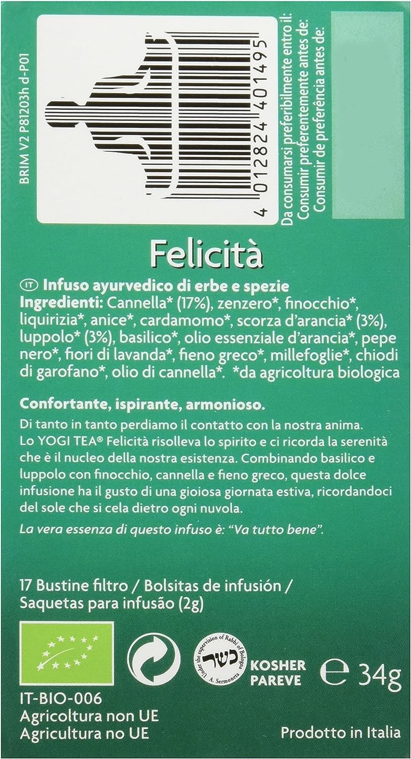 Yogi Tea Felicidad 17 Bolsitas-2