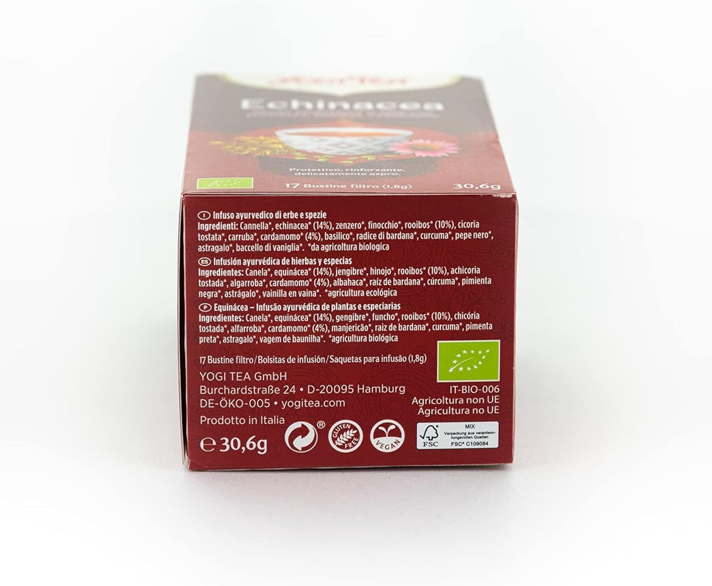 Yogi Tea Protección con Equinácea 17 Bolsitas-4