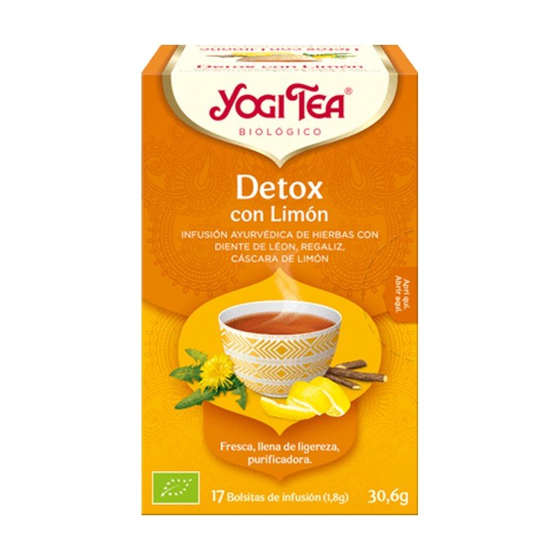 Yogi Tea Detox Con Limón 17 Bolsitas-1