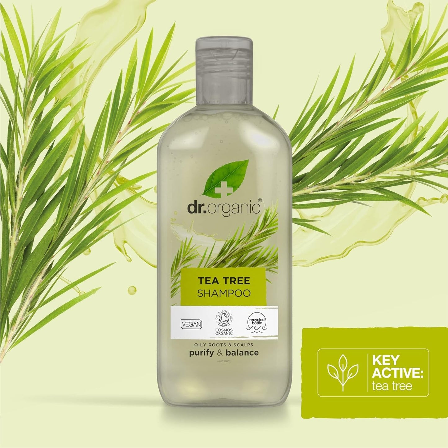 Dr Organic Champú de Árbol de Té 265 ml-6