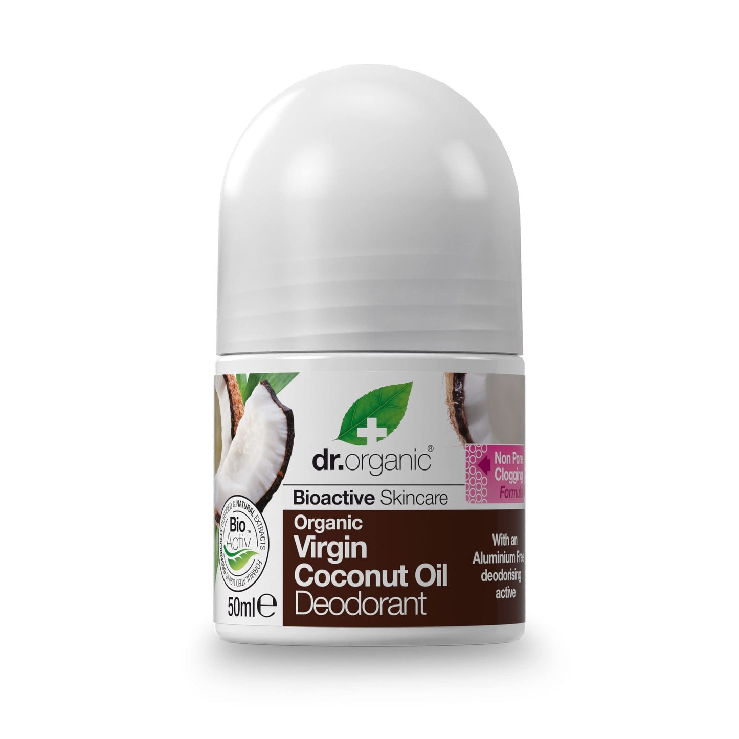 Dr Organic Desodorante de Aceite de Coco 50 ml-1