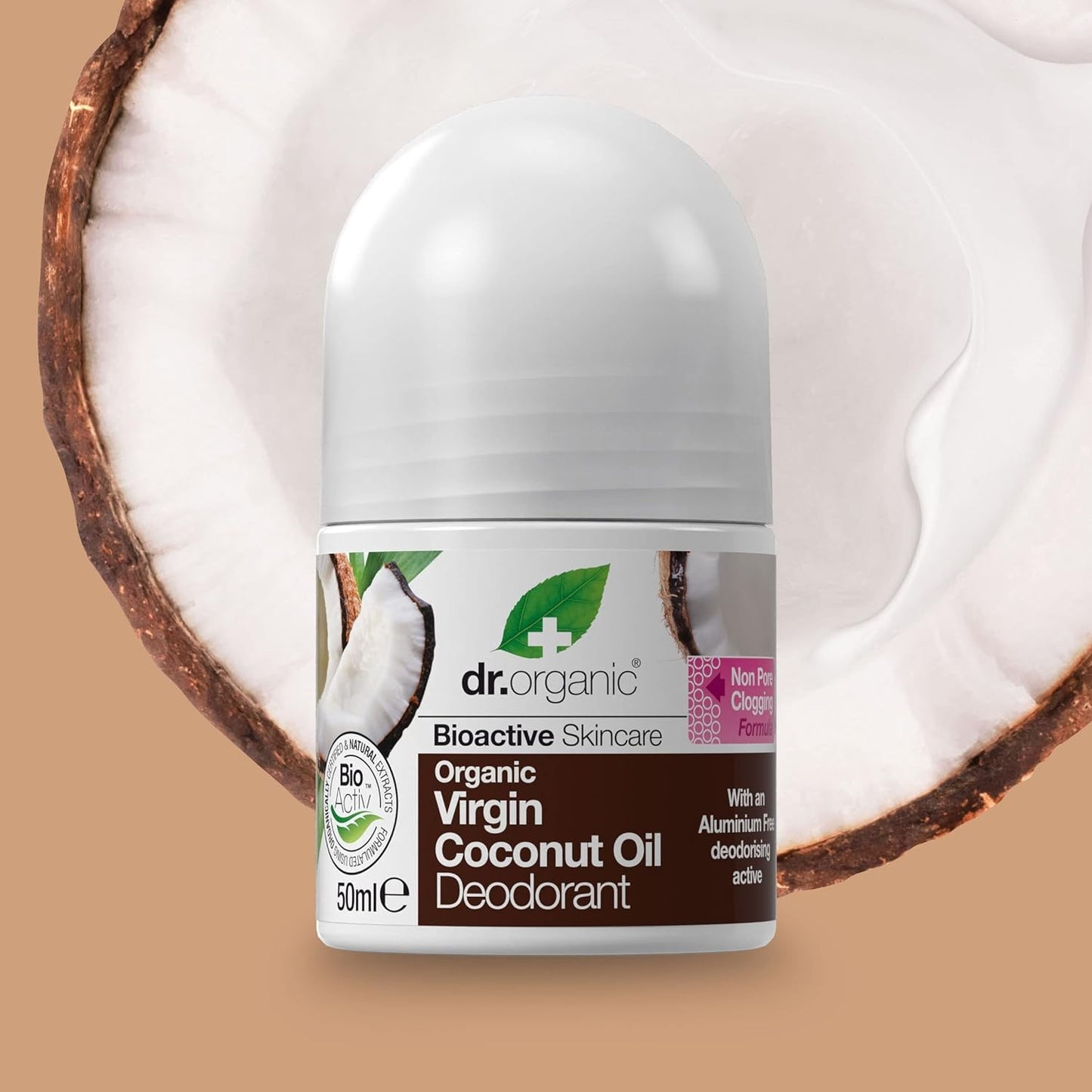 Dr Organic Desodorante de Aceite de Coco 50 ml-5