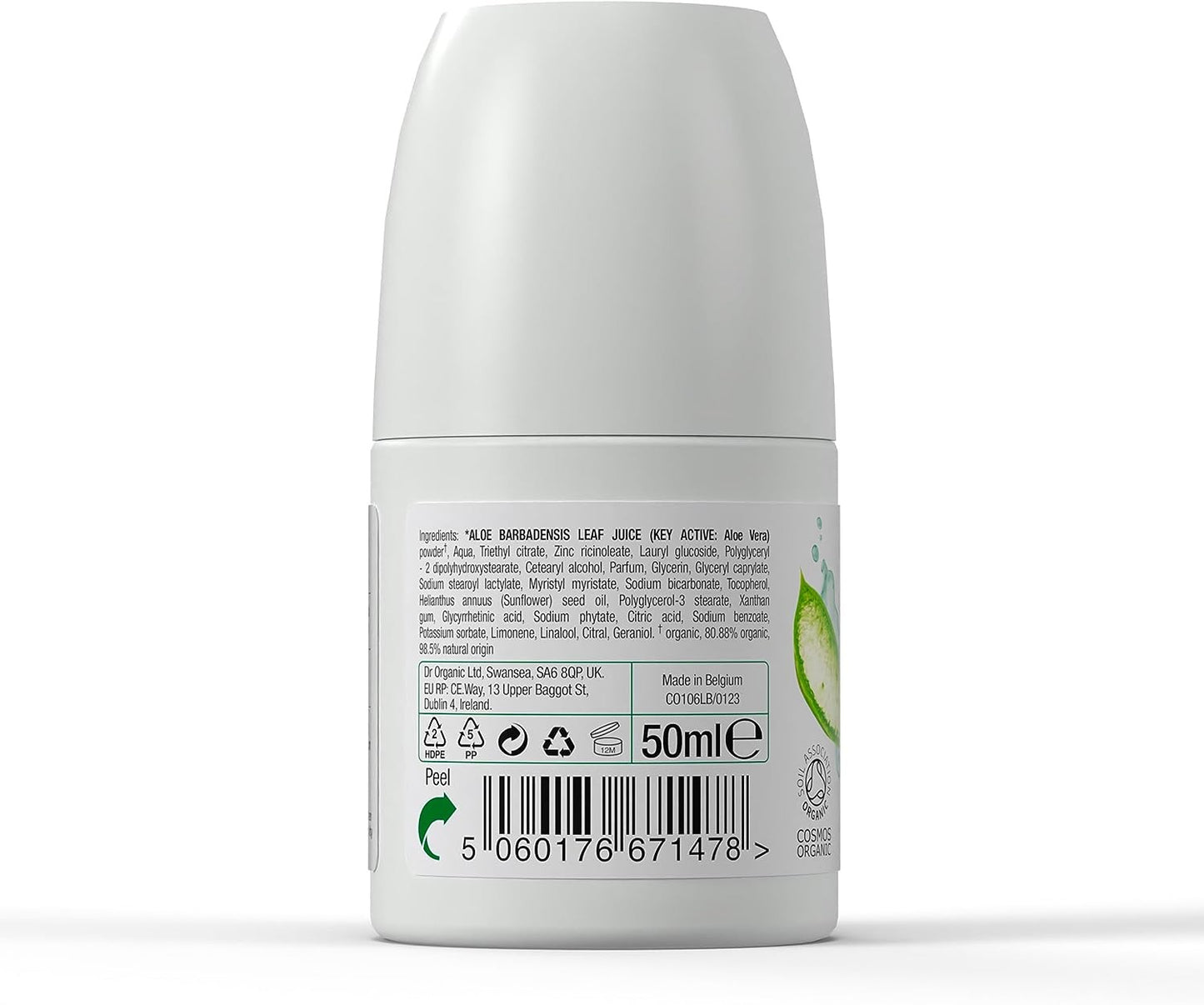 Dr Organic Desodorante de Aloe Vera 50 ml-2