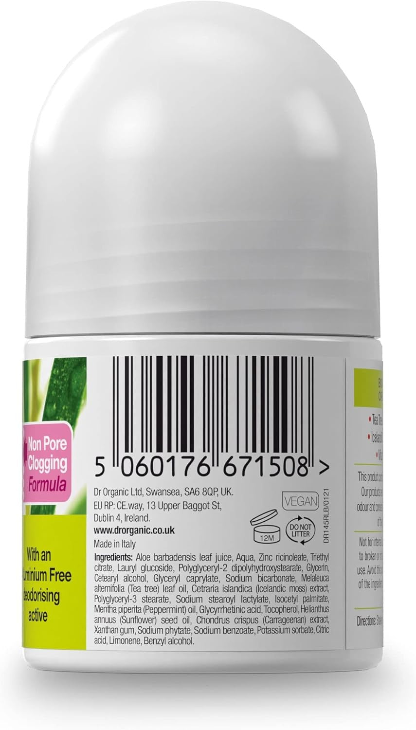 Dr Organic Desodorante de Árbol de Té 50 ml-2