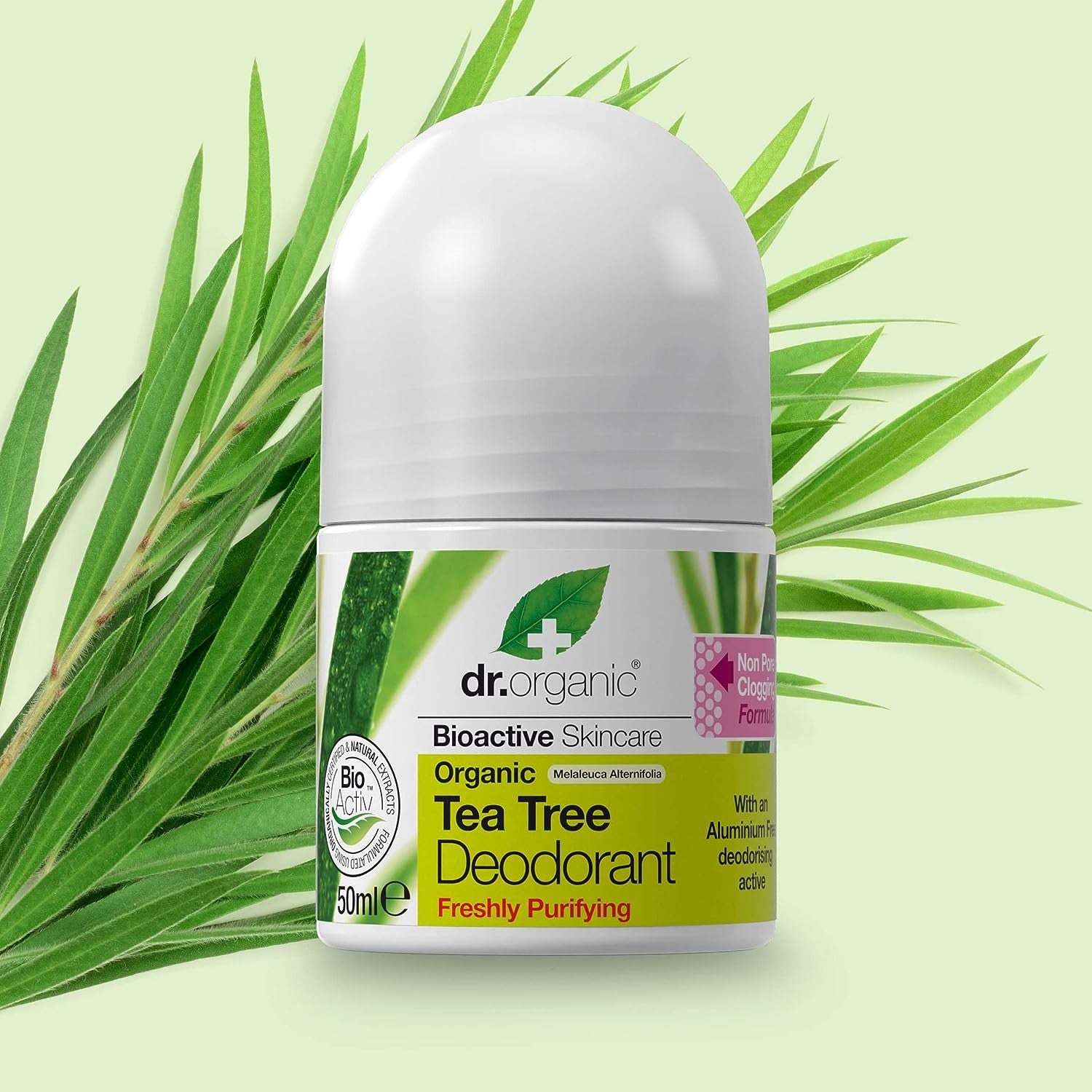 Dr Organic Desodorante de Árbol de Té 50 ml-5