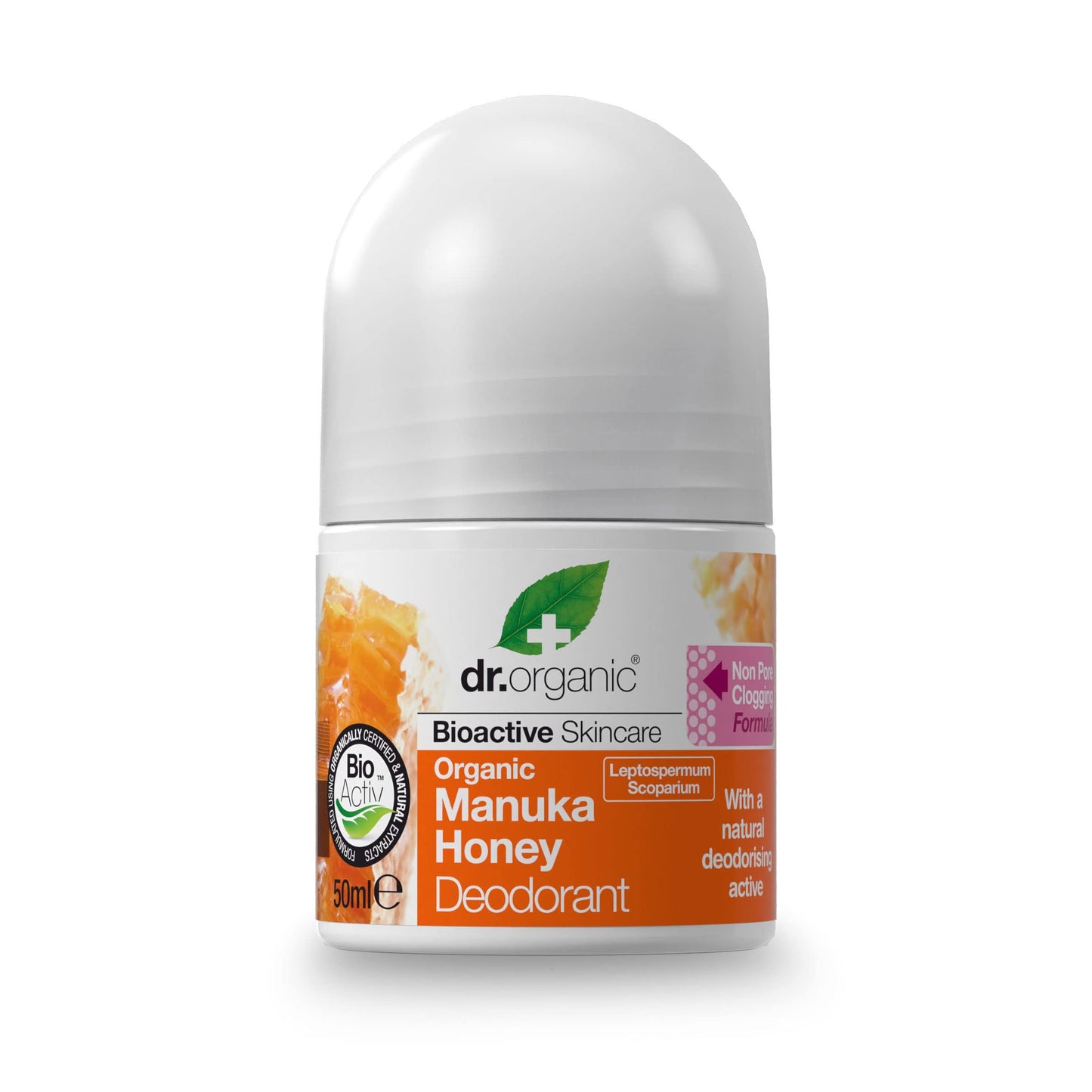 Dr Organic Desodorante de Miel de Manuka 50 ml-1