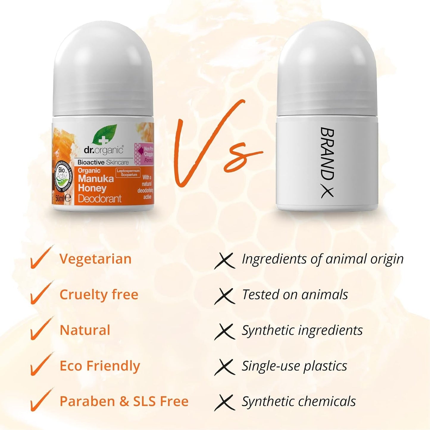 Dr Organic Desodorante de Miel de Manuka 50 ml-4