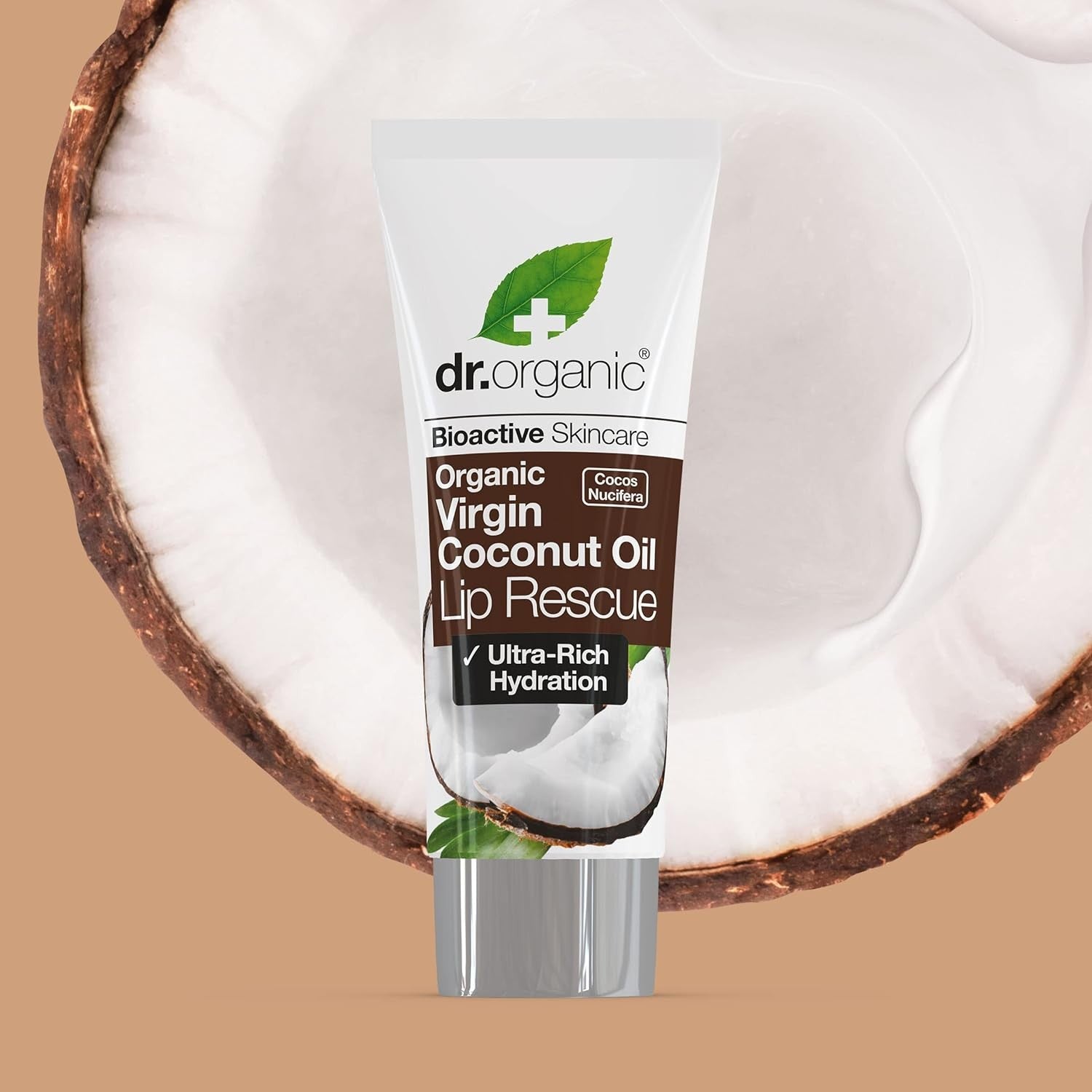 Dr Organic Sérum Labial de Aceite de Coco 10 ml-8