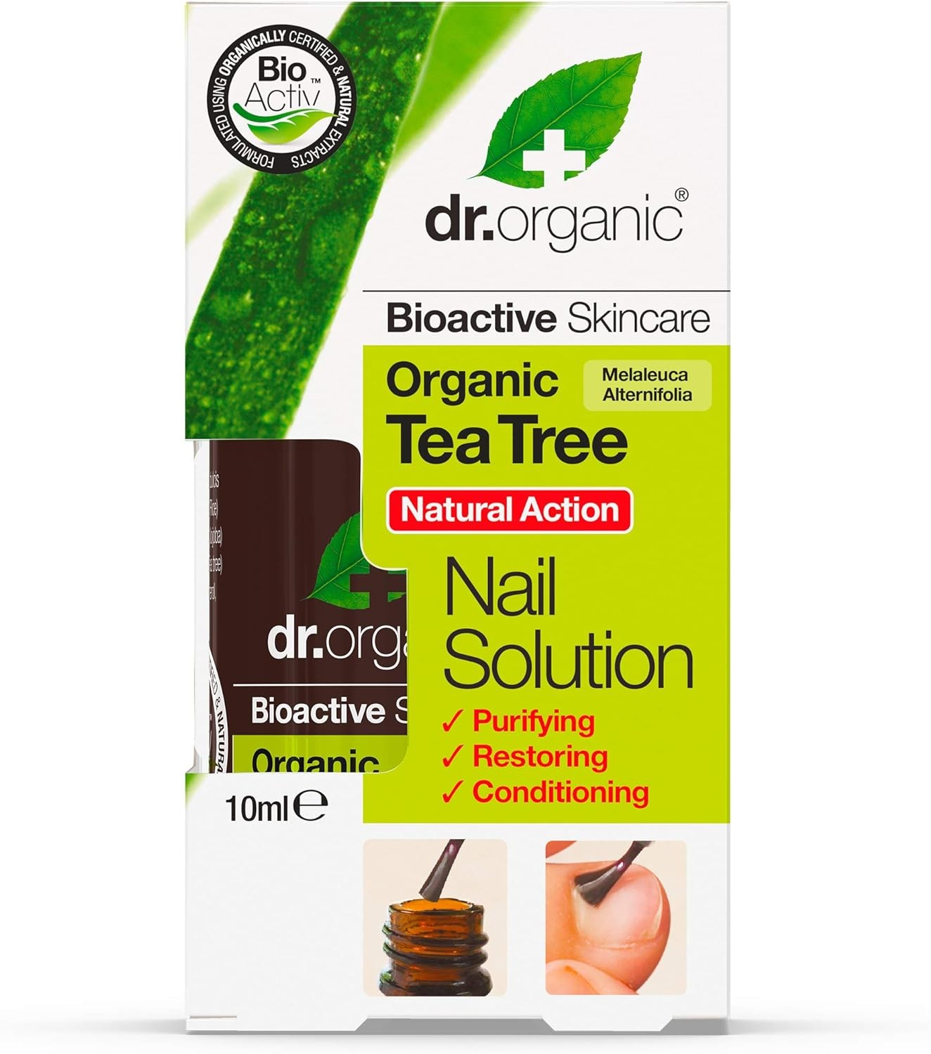 Dr Organic Solución Para Uñas de Árbol de Té 10 ml-2