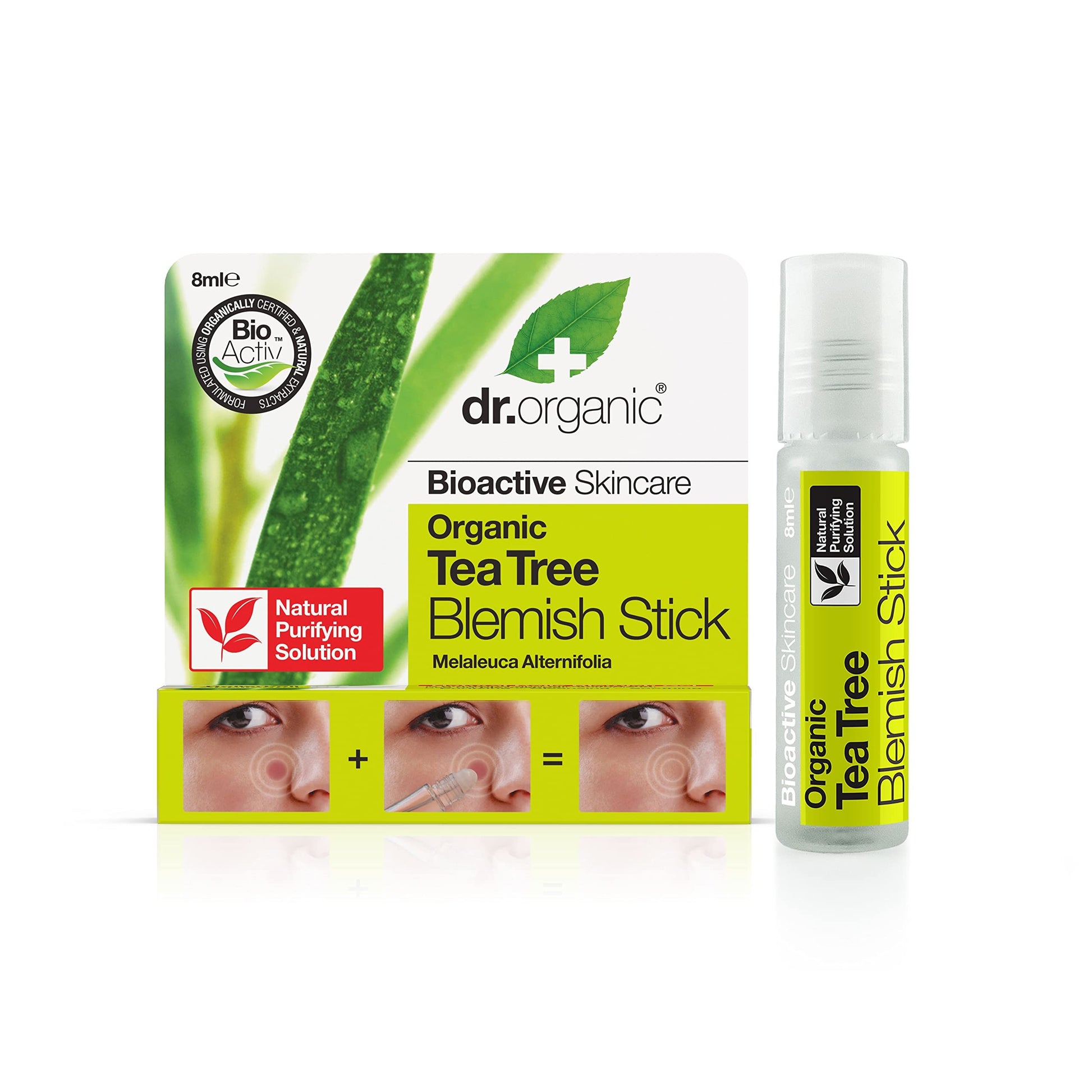 Dr Organic Stick Para Granos de Árbol de Té 8 ml-1