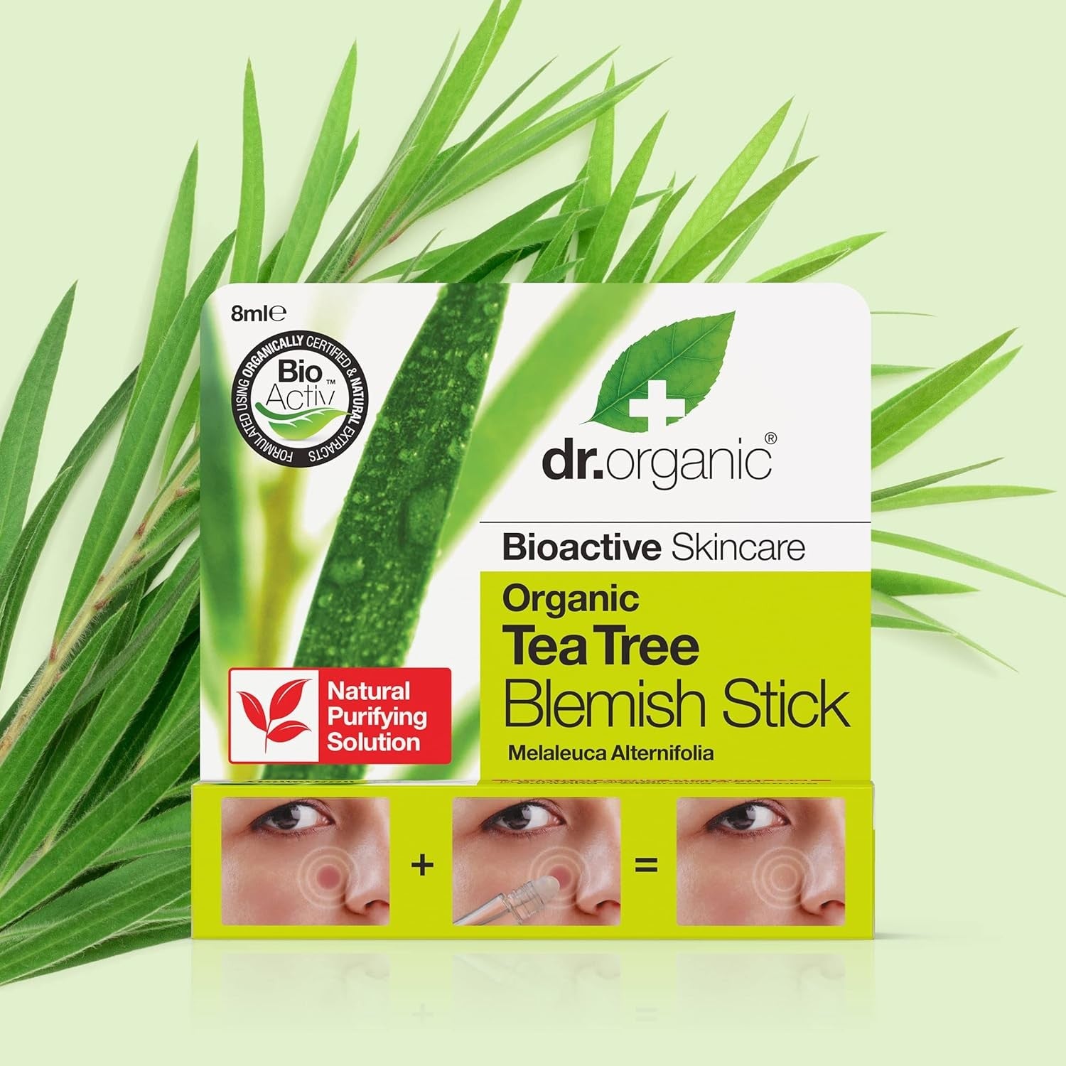 Dr Organic Stick Para Granos de Árbol de Té 8 ml-6