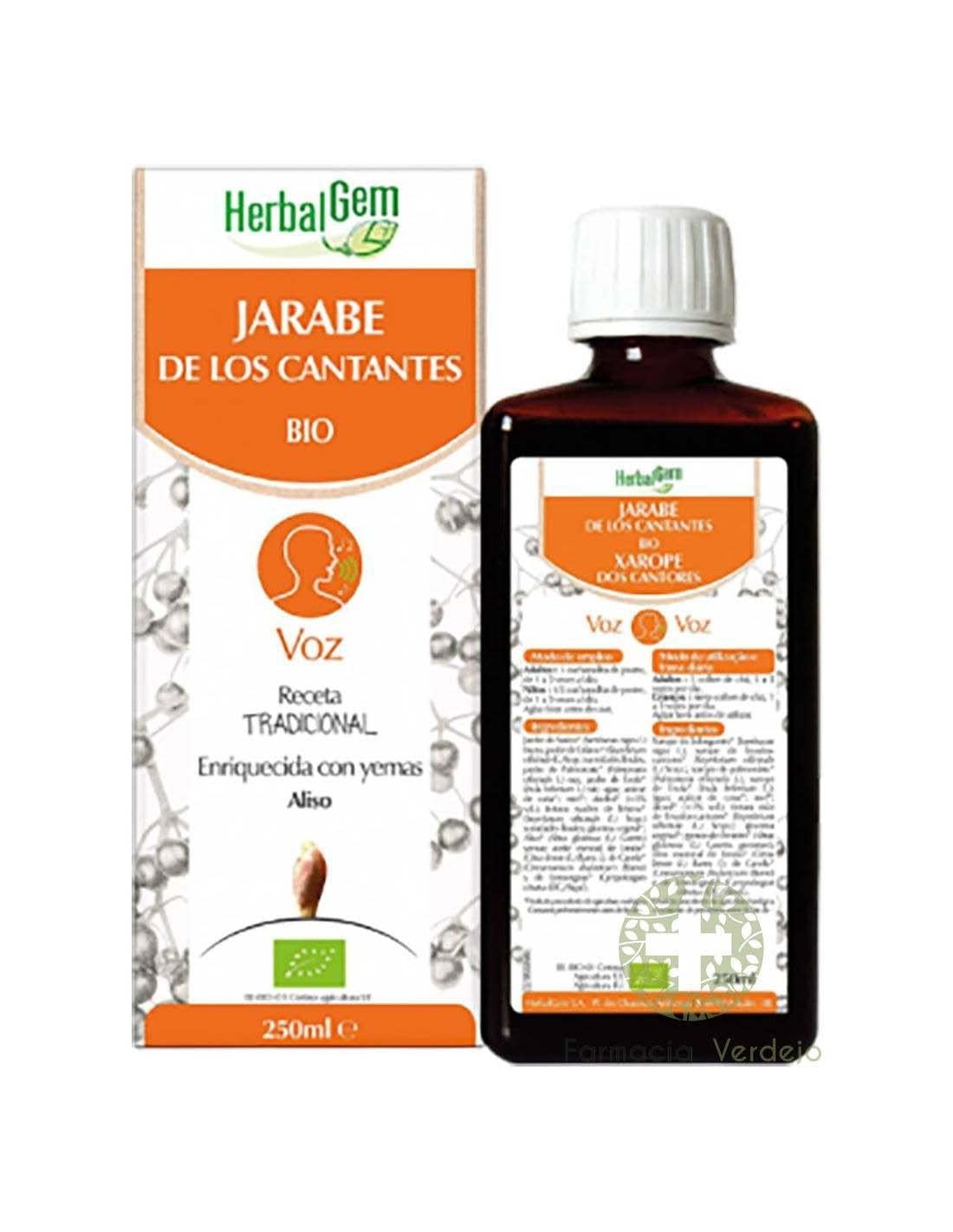 Herbalgem Jarabe de los Cantantes Bio 250 ml-1
