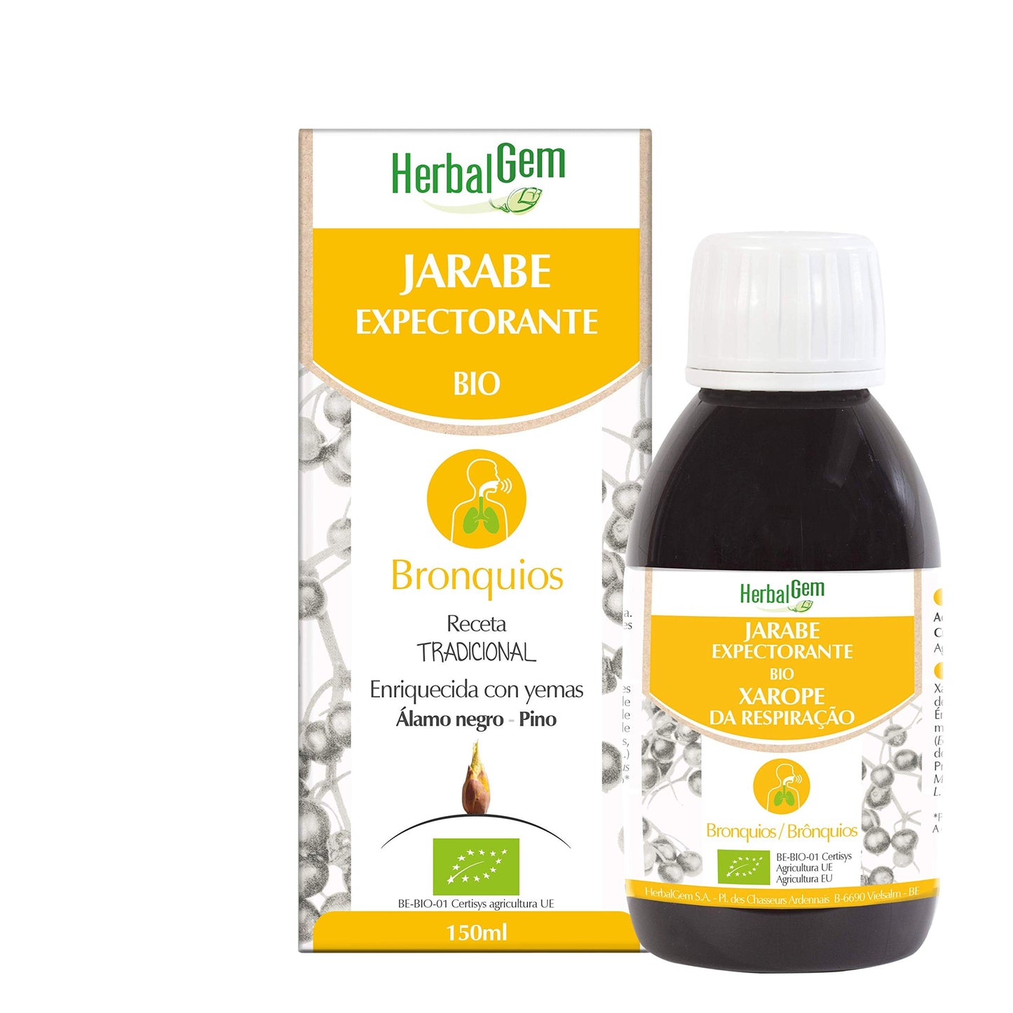 Herbalgem Jarabe Expectorante Bio 150 ml-1