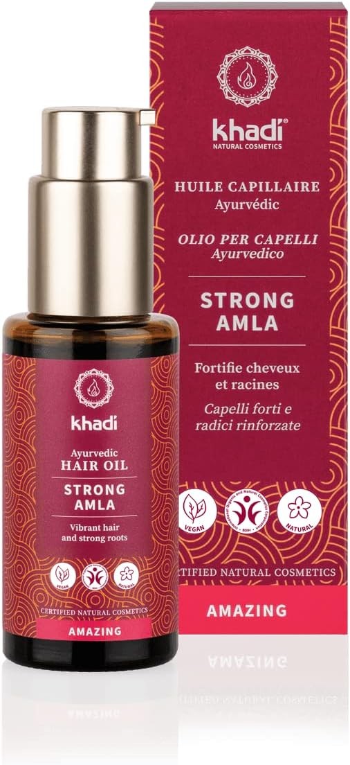 Khadi Aceite Capilar Amla Fortalecedor Brillo 50 ml-2